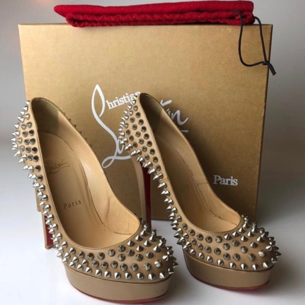 ❌SOLD❌ Christian Louboutin Bianca Spike heels